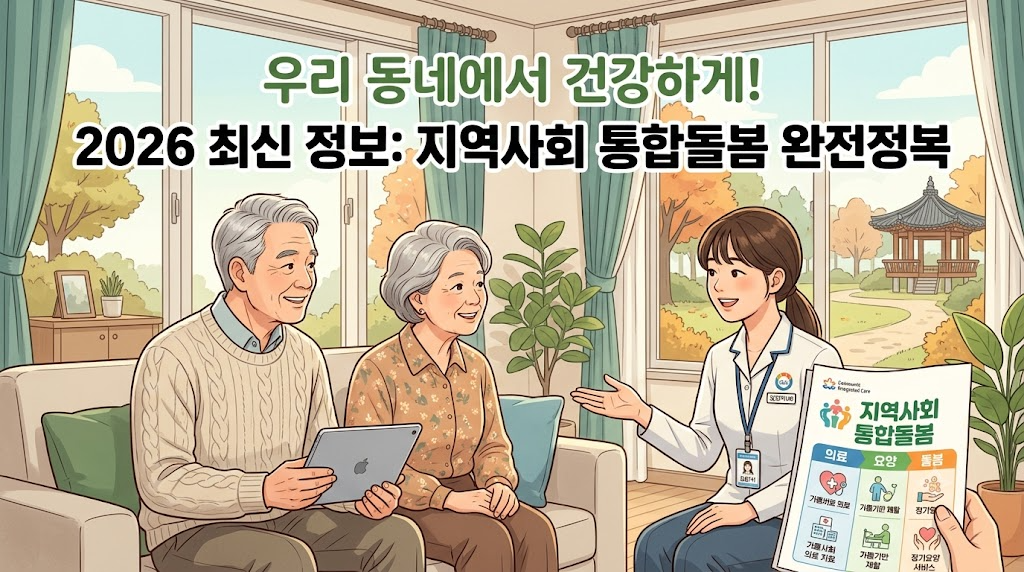 [복지정보] “살던 곳에서 건강하고 편안하게! 2026년 새롭게 확대된 ‘지역사회 통합돌봄’ 완전 정복” 🏡