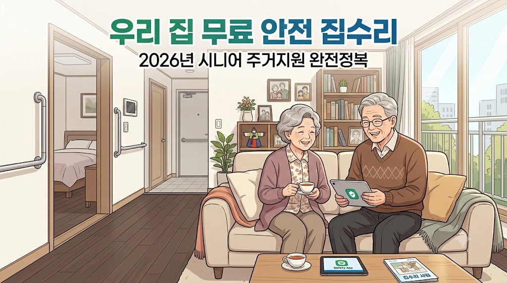 [복지정보] “낙상 걱정 끝, 집수리 지원금까지!” 2026년 시니어 맞춤형 주거지원·집수리 사업 총정리 🏠